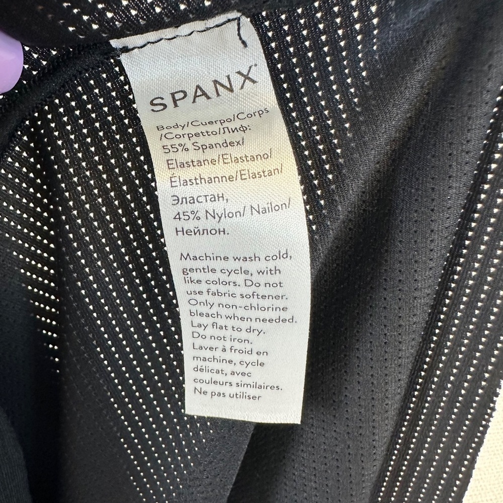 Spanx Black Tank size Large - Picture 6 of 6